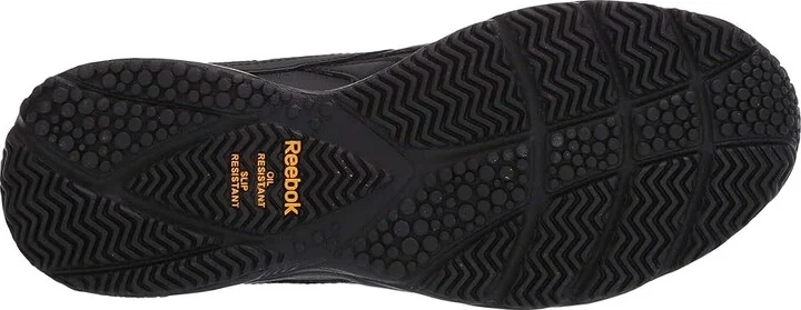Reebok Work N Cushion 4.0 Women's Shoes Black/Cold Grey/Black : 7.5 B - Medium, Leather - Image 4