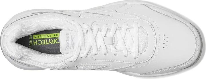 Reebok Work N Cushion 4.0 Women's Shoes White/Cold Grey/White : 10 B - Medium, Leather - Image 3