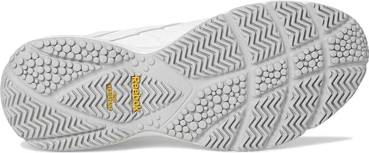 Reebok Work N Cushion 4.0 Women's Shoes White/Cold Grey/White : 10 B - Medium, Leather - Image 4