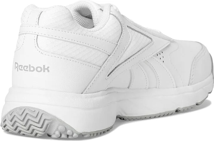 Reebok Work N Cushion 4.0 Women's Shoes White/Cold Grey/White : 10 B - Medium, Leather - Image 5