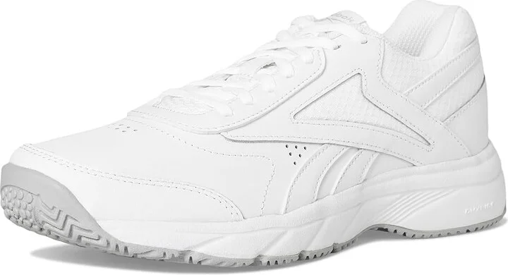 Reebok Work N Cushion 4.0 Women's Shoes White/Cold Grey/White : 10 B - Medium, Leather - Image 6