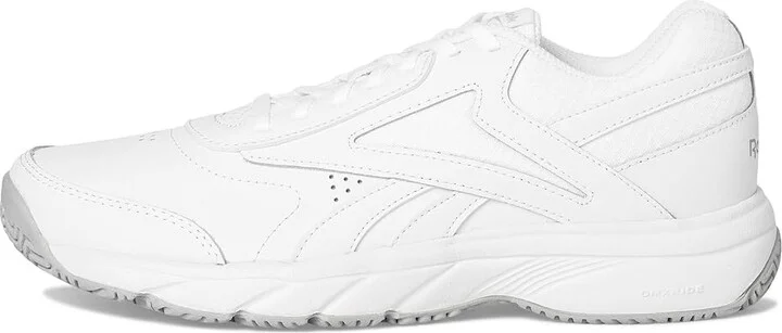 Reebok Work N Cushion 4.0 Women's Shoes White/Cold Grey/White : 10 B - Medium, Leather - Image 7