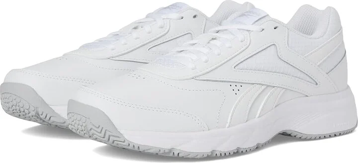 Reebok Work N Cushion 4.0 Women's Shoes White/Grey/AHA : 8 B - Medium, Leather