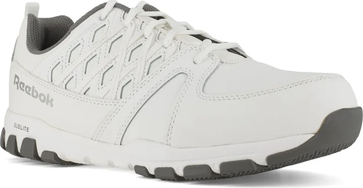 Reebok Work Women's Sublite Steel Toe Comfort Athletic Work S White - 8.5 Wide