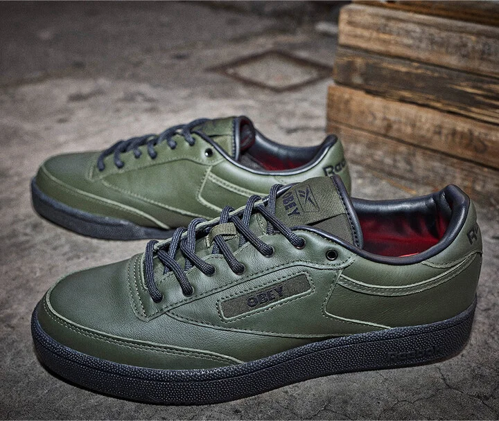 REEBOK x OBEY Club C 85 Mens Shoes - Image 2