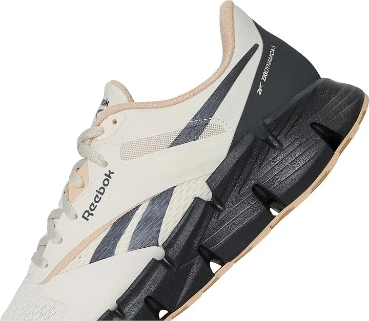 Reebok Zig Dynamica 5 Shoes Sand/Tan/Washed Black : Men's 4 - Women's 5.5 Medium, Synthetic - Image 7