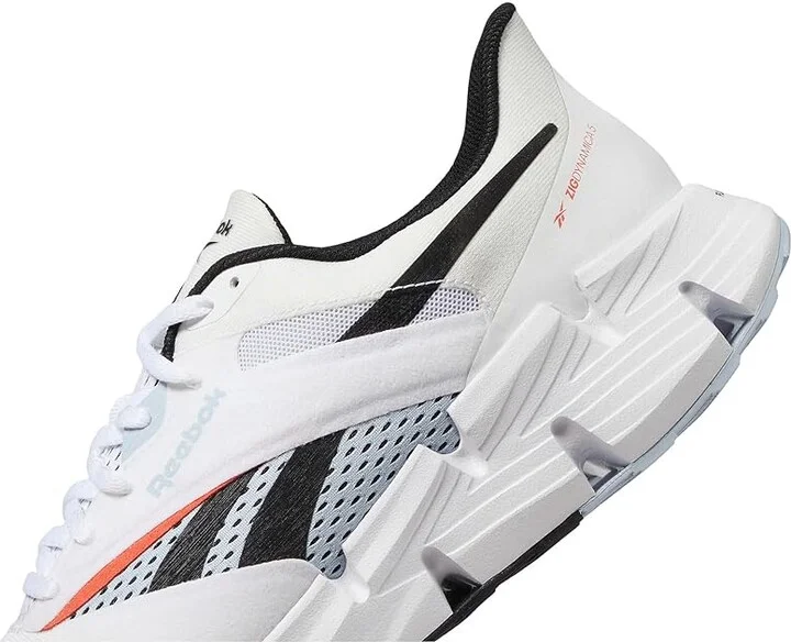 Reebok Zig Dynamica 5 Shoes White/Black/Red : Men's 12.5 - Women's 14 Medium, Synthetic - Image 4