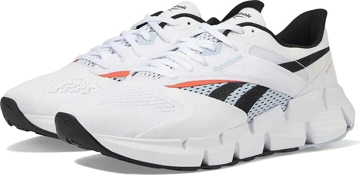 Reebok Zig Dynamica 5 Shoes White/Black/Red : Men's 12.5 - Women's 14 Medium, Synthetic