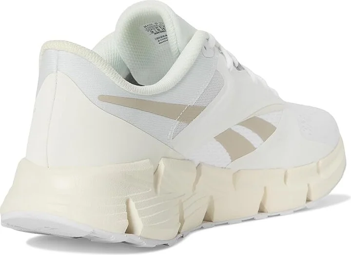 Reebok Zig Dynamica 5 Shoes White/Vintagechalk/Sportbeige : Men's 8 - Women's 9.5 Medium, Synthetic - Image 4