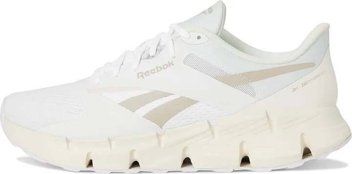 Reebok Zig Dynamica 5 Shoes White/Vintagechalk/Sportbeige : Men's 8 - Women's 9.5 Medium, Synthetic - Image 6