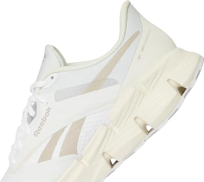 Reebok Zig Dynamica 5 Shoes White/Vintagechalk/Sportbeige : Men's 8 - Women's 9.5 Medium, Synthetic - Image 7
