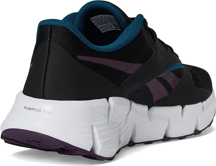 Reebok Zig Dynamica 5 Women's Shoes Black/White/Digital Coral : 12 B - Medium, Rubber/Synthetic - Image 4