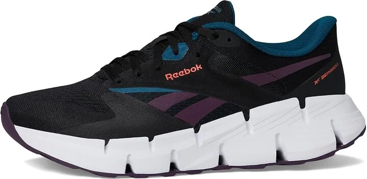 Reebok Zig Dynamica 5 Women's Shoes Black/White/Digital Coral : 12 B - Medium, Rubber/Synthetic - Image 6