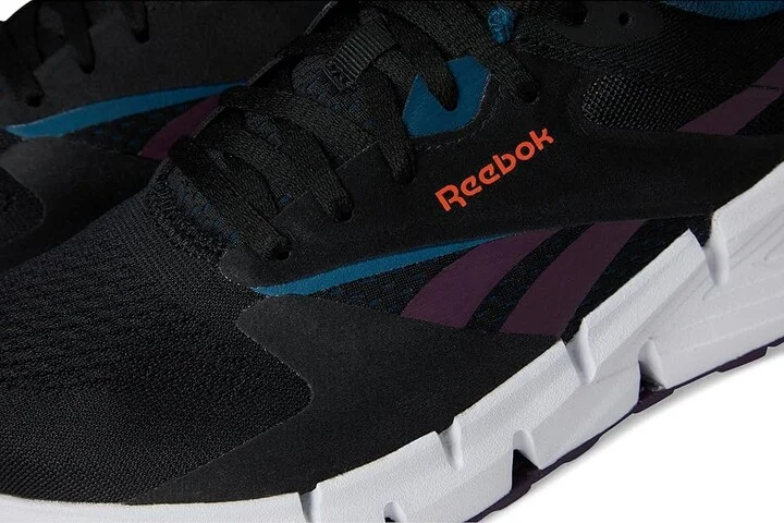 Reebok Zig Dynamica 5 Women's Shoes Black/White/Digital Coral : 12 B - Medium, Rubber/Synthetic - Image 7