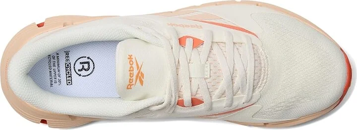 Reebok Zig Dynamica 5 Women's Shoes Chalk/Washed Clay/Coral : 11 B - Medium, Rubber/Synthetic - Image 2