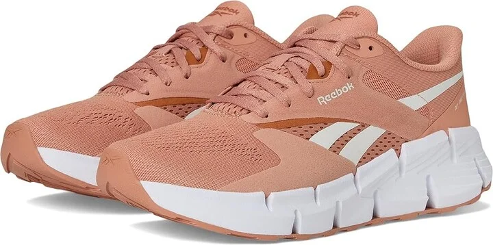 Reebok Zig Dynamica 5 Women's Shoes Clay/Chalk/Dark Ginger : 5 B - Medium, Rubber/Synthetic
