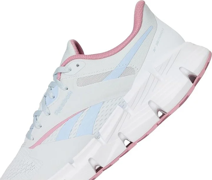 Reebok Zig Dynamica 5 Women's Shoes Moon/White/Dustyrose : 5 B - Medium, Rubber/Synthetic - Image 7