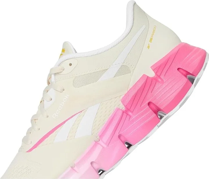 Reebok Zig Dynamica 5 Women's Shoes Vintgchalk/White/Trupink : 5 B - Medium, Rubber/Synthetic - Image 7