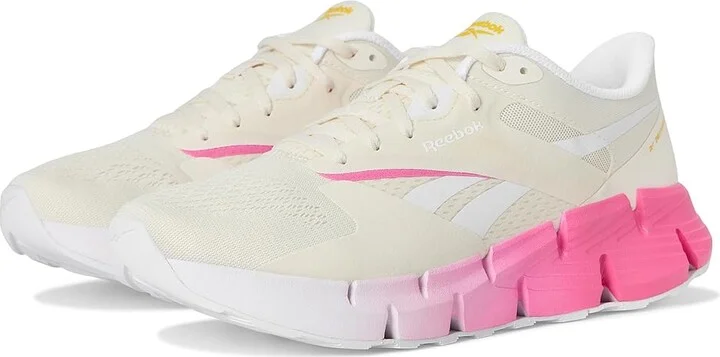 Reebok Zig Dynamica 5 Women's Shoes Vintgchalk/White/Trupink : 5 B - Medium, Rubber/Synthetic