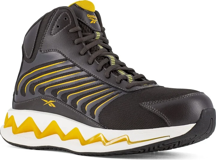 Reebok Zig Elusion Heritage Work EH Comp Toe Black/Orange 7.5 D (M)