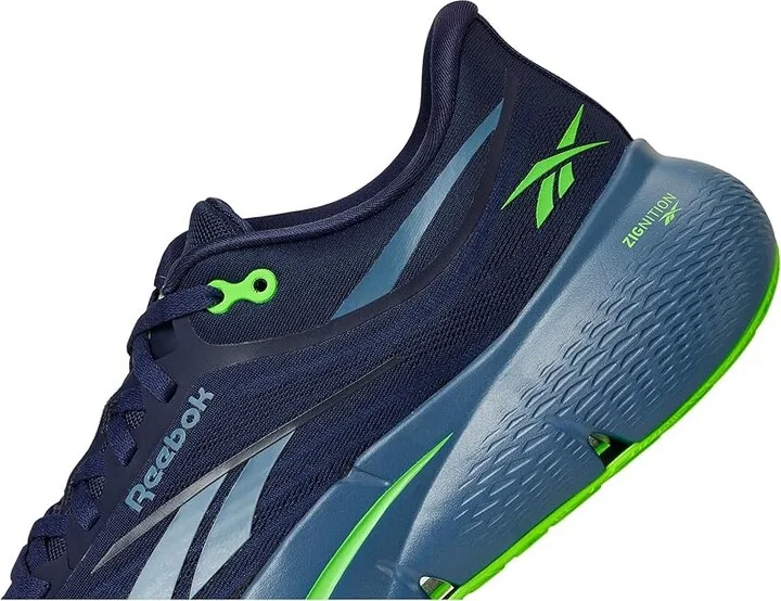Reebok Zignition Men's Running Shoes Vector Navy/Shadow/Solar Lime : 8 D - Medium, Synthetic - Image 7