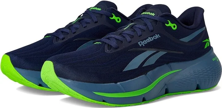 Reebok Zignition Men's Running Shoes Vector Navy/Shadow/Solar Lime : 8 D - Medium, Synthetic
