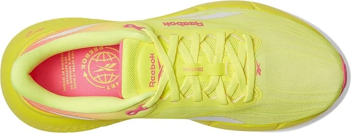 Reebok Zignition Women's Running Shoes Electric Yellow/Atomic Pink/Chalk : 5 B - Medium, Synthetic - Image 2