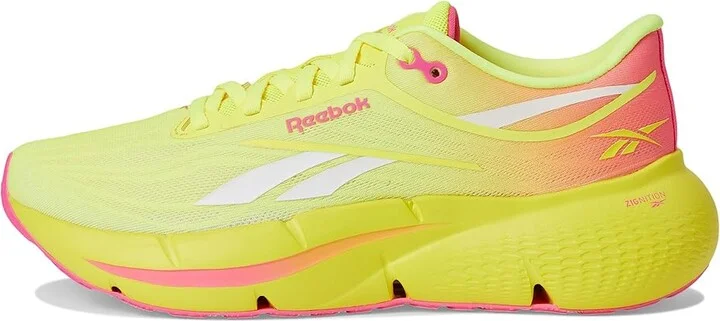 Reebok Zignition Women's Running Shoes Electric Yellow/Atomic Pink/Chalk : 5 B - Medium, Synthetic - Image 6