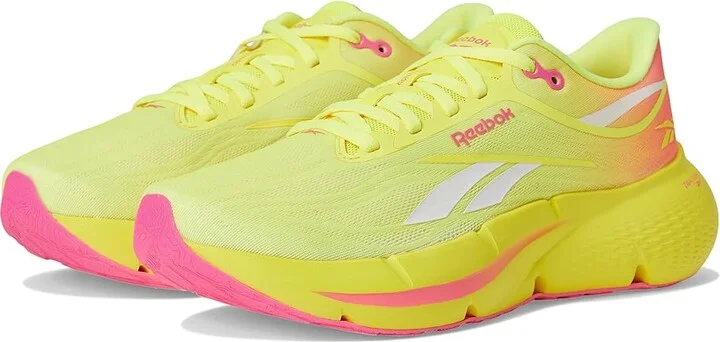 Reebok Zignition Women's Running Shoes Electric Yellow/Atomic Pink/Chalk : 5 B - Medium, Synthetic