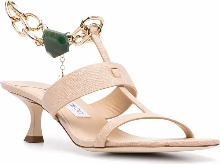 Reed 50mm ankle-chain sandals - Image 2