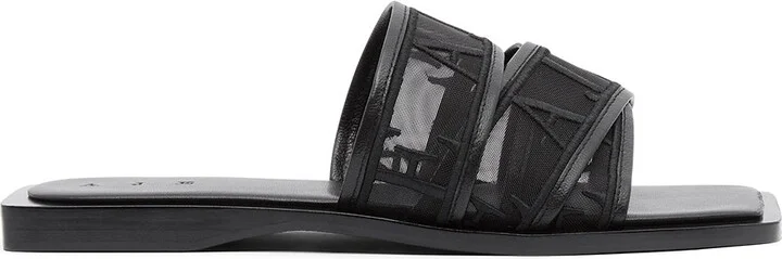 Reed Sheer Logo Slide In Colour Black Size 35
