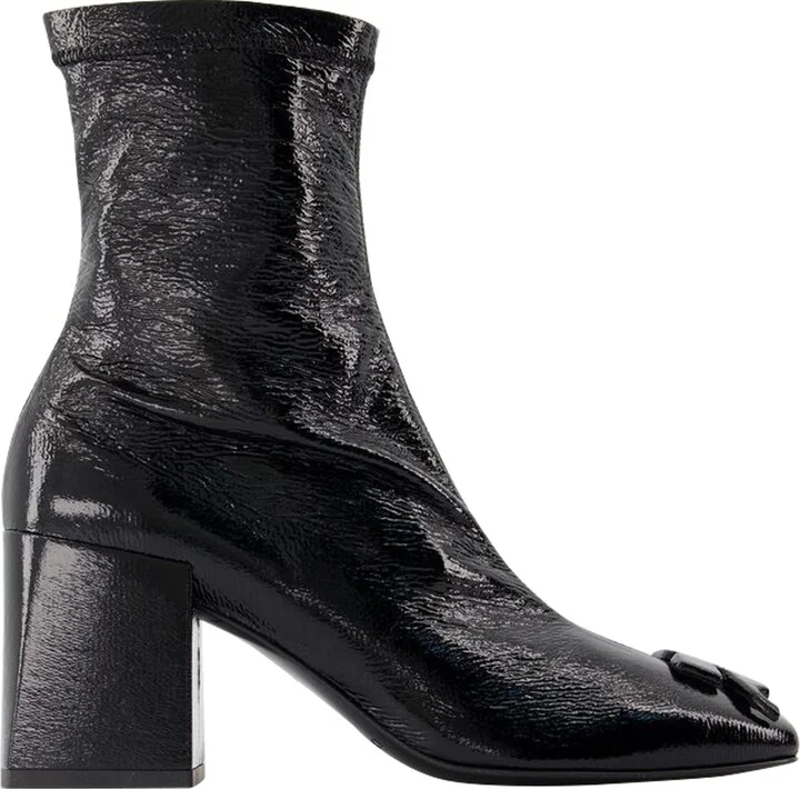 Reedition Ankle Boots - Courreges - Vinyl - Black