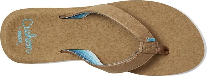Reef Baja Ana Women's Sandals Brown/Blue : 11 B - Medium, Rubber - Image 2