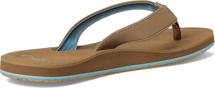 Reef Baja Ana Women's Sandals Brown/Blue : 11 B - Medium, Rubber - Image 4