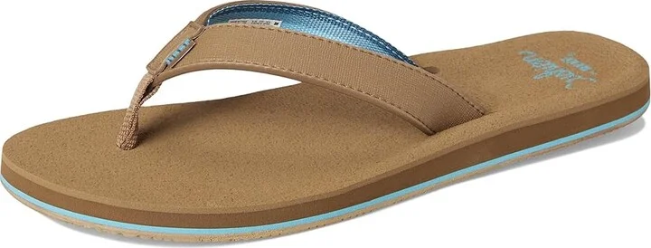 Reef Baja Ana Women's Sandals Brown/Blue : 11 B - Medium, Rubber - Image 5