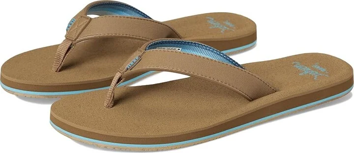 Reef Baja Ana Women's Sandals Brown/Blue : 11 B - Medium, Rubber