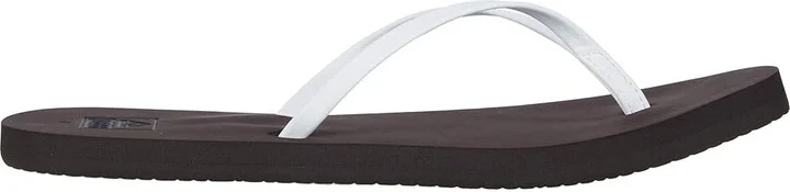 Reef Bliss Nights Women's Sandals Brown/White : 6 B - Medium, Synthetic - Image 8
