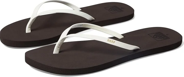 Reef Bliss Nights Women's Sandals Brown/White : 6 B - Medium, Synthetic