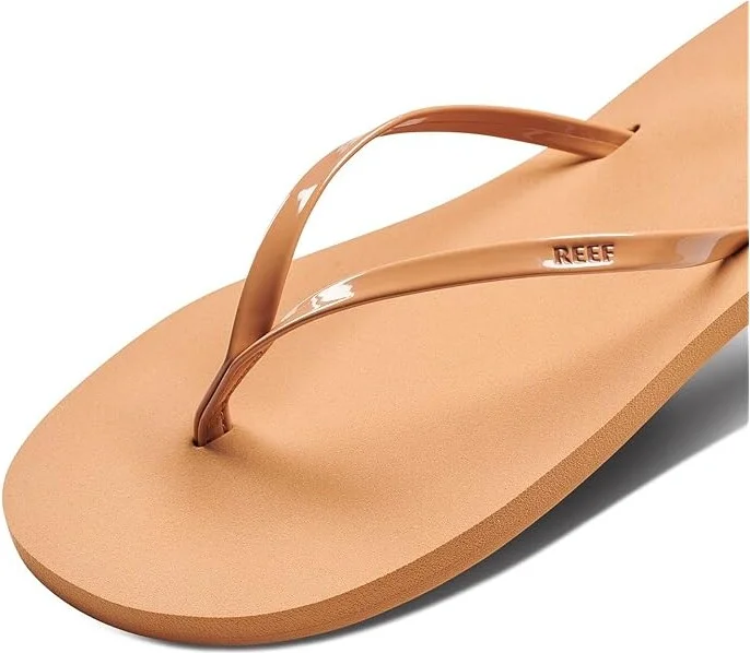 Reef Bliss Nights Women's Sandals Natural Patent : 7 B - Medium, Synthetic - Image 5