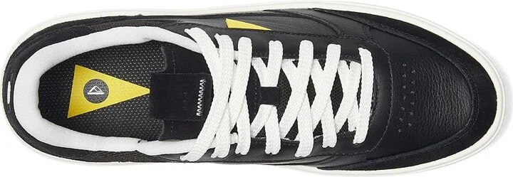 Reef Bom Dia Men's Shoes Black/White/Tan : 12 D - Medium, Leather/Suede - Image 2
