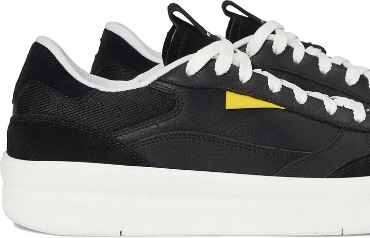 Reef Bom Dia Men's Shoes Black/White/Tan : 12 D - Medium, Leather/Suede - Image 7