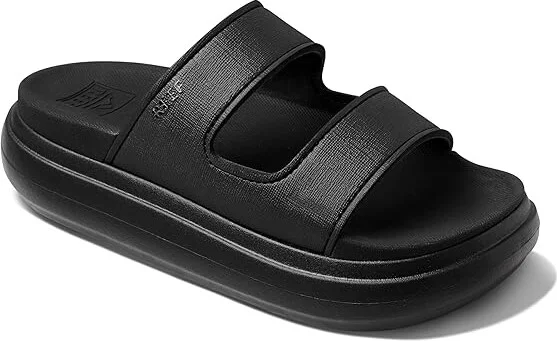 Reef Cushion Bondi 2 Bar Women's Shoes Black/Black : 7 B - Medium, Synthetic