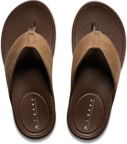 Reef Cushion Bonzer LE Men's Sandals Toffee : 8 M, Leather/Rubber - Image 2