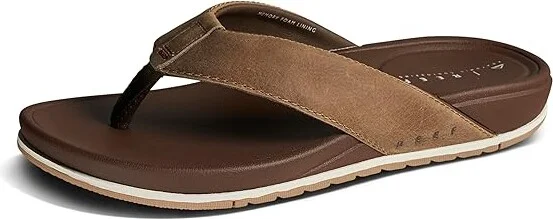Reef Cushion Bonzer LE Men's Sandals Toffee : 8 M, Leather/Rubber