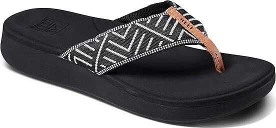 Reef Cushion Cloud TX Women's Shoes Black Geo : 7 B - Medium, Synthetic