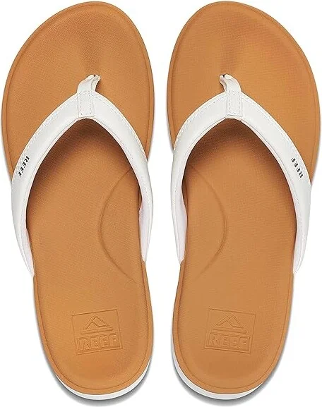 Reef Cushion Cloud Women's Shoes White/Tan : 7 B - Medium, Synthetic - Image 2