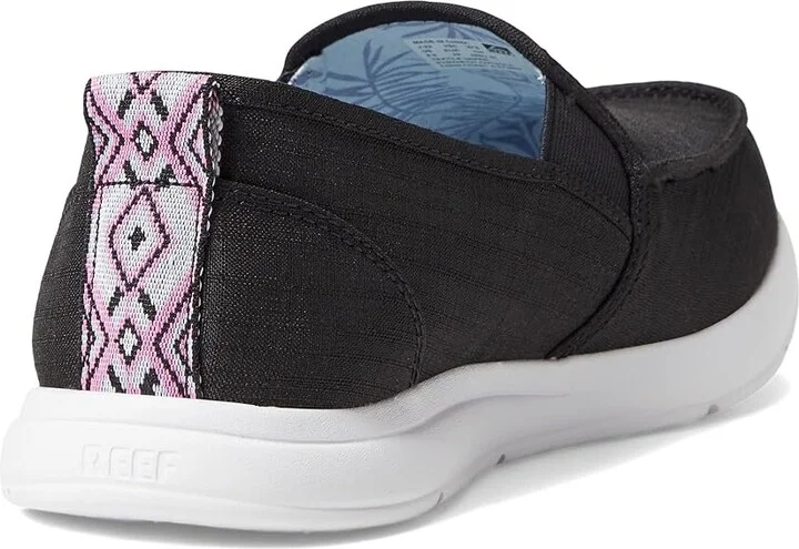 Reef Cushion Coast Autumn Women's Shoes Black : 5 B - Medium, Textile - Image 4