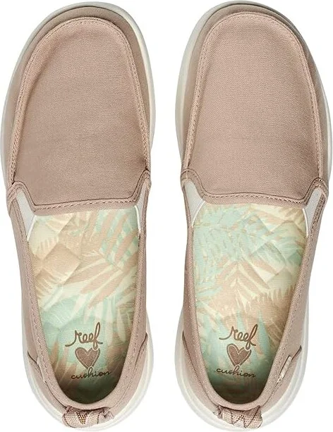 Reef Cushion Coast Autumn Women's Shoes Oatmeal : 6 B - Medium, Textile - Image 2