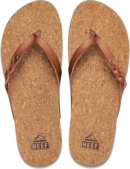 Reef Cushion Court Twist Women's Shoes Coffee : 7 B - Medium, Synthetic - Image 2