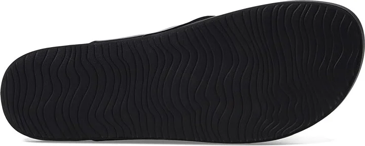 Reef Cushion Court Women's Sandals Black : 5 B - Medium, Synthetic - Image 4